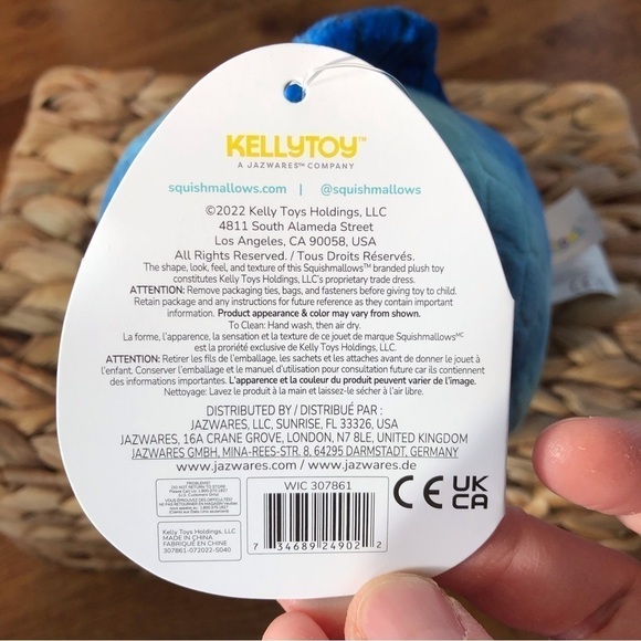 Squishmallows Stahl the Dinosaur in 5" - Picture 7 of 7